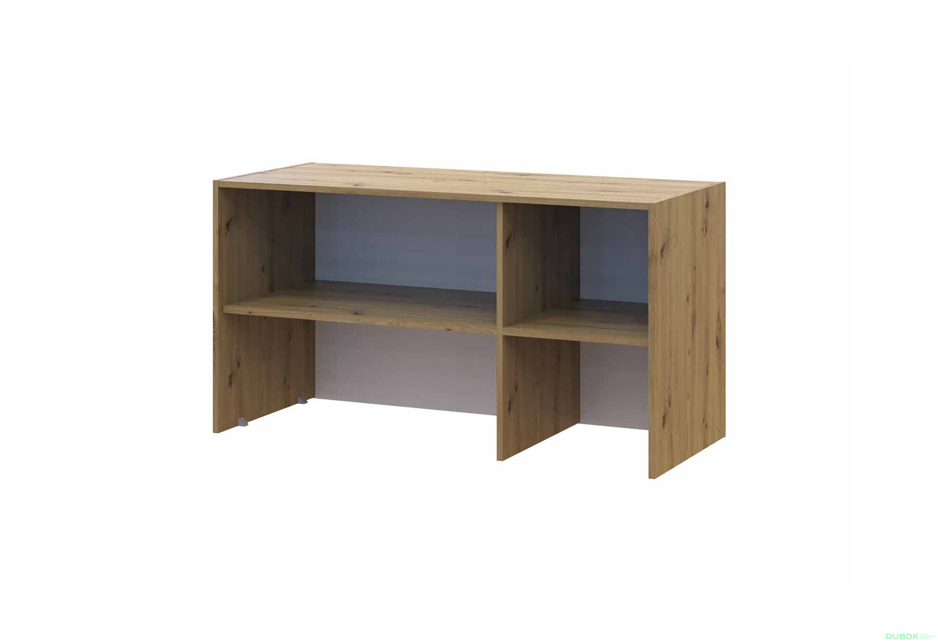 Fotografia 6 - Nadstavec Rondi 3 drevotrieska 121x52x65 dub artisan / kašmír