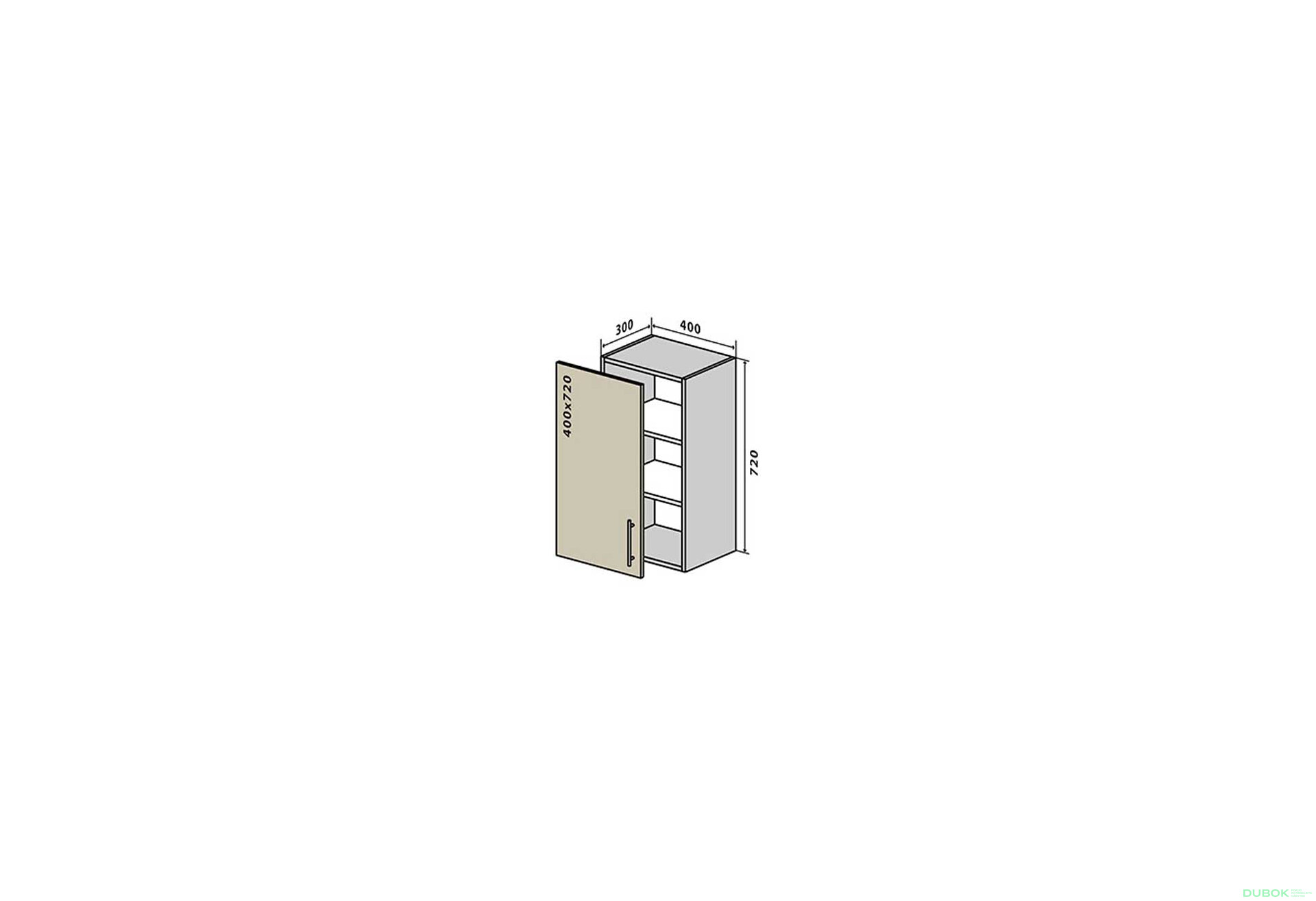 V3 Skrinka 1D 40 Interno Luxe - Fotografia 1 Fotografia 1 - V3 Skrinka 1D 40 Interno Luxe