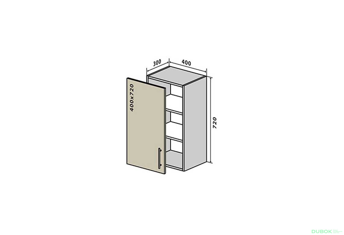 V3 Skrinka 1D 40 Interno Luxe - Fotografia 1 Fotografia 1 - V3 Skrinka 1D 40 Interno Luxe