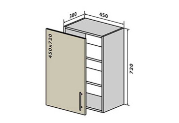 V4 Skrinka 1D 45