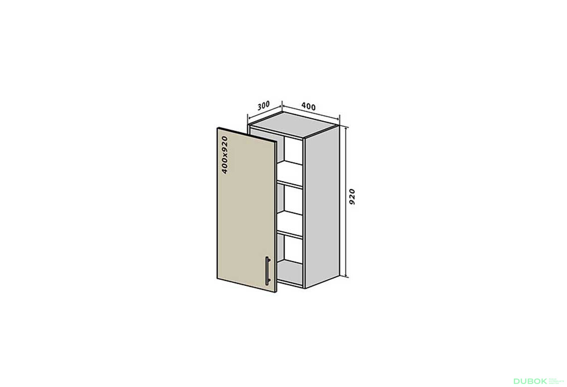V43 Skrinka 1D 40 Interno Luxe - Fotografia 1 Fotografia 1 - V43 Skrinka 1D 40 Interno Luxe