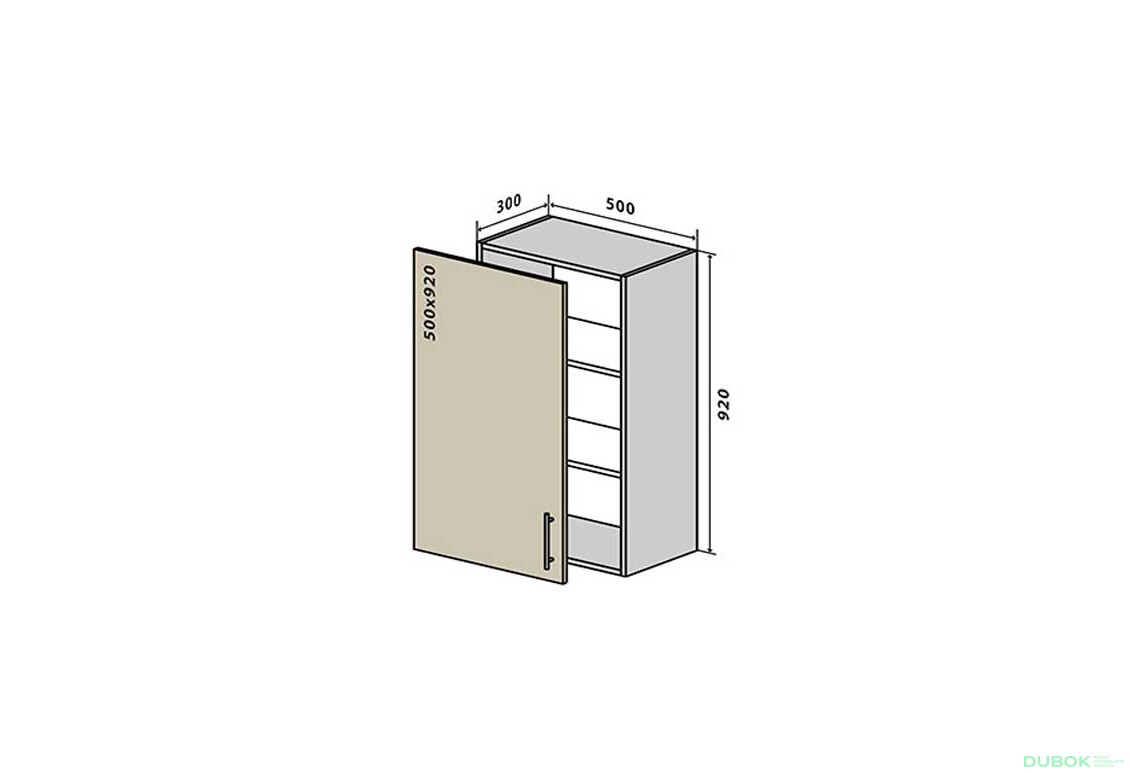 V45 Skrinka 1D 50 Interno Luxe - Fotografia 1 Fotografia 1 - V45 Skrinka 1D 50 Interno Luxe