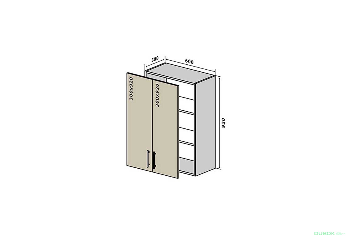 V46 Skrinka 2D 60 Interno Luxe - Fotografia 1 Fotografia 1 - V46 Skrinka 2D 60 Interno Luxe