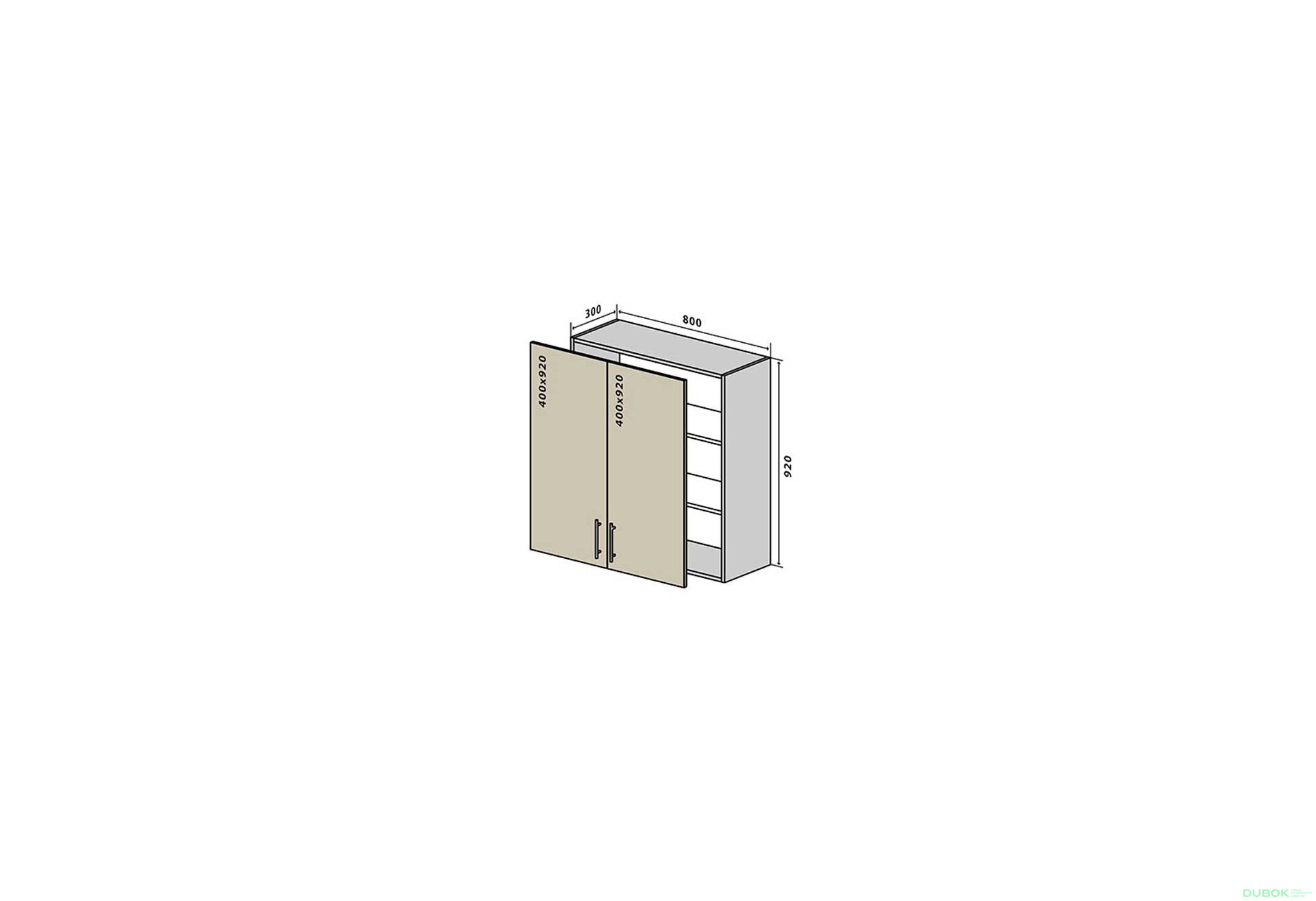 V48 Skrinka 2D 80 Interno Luxe - Fotografia 1 Fotografia 1 - V48 Skrinka 2D 80 Interno Luxe