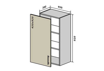 V44 Skrinka 1D 45