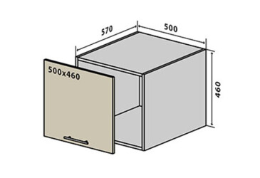 V72 Skrinka nad digestor 50