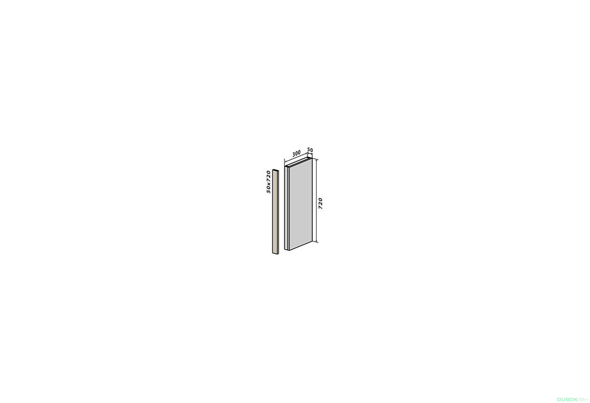 Fotografia 1 - V30 zátka (horná/spodná) 72 Interno Glaňec Luxe
