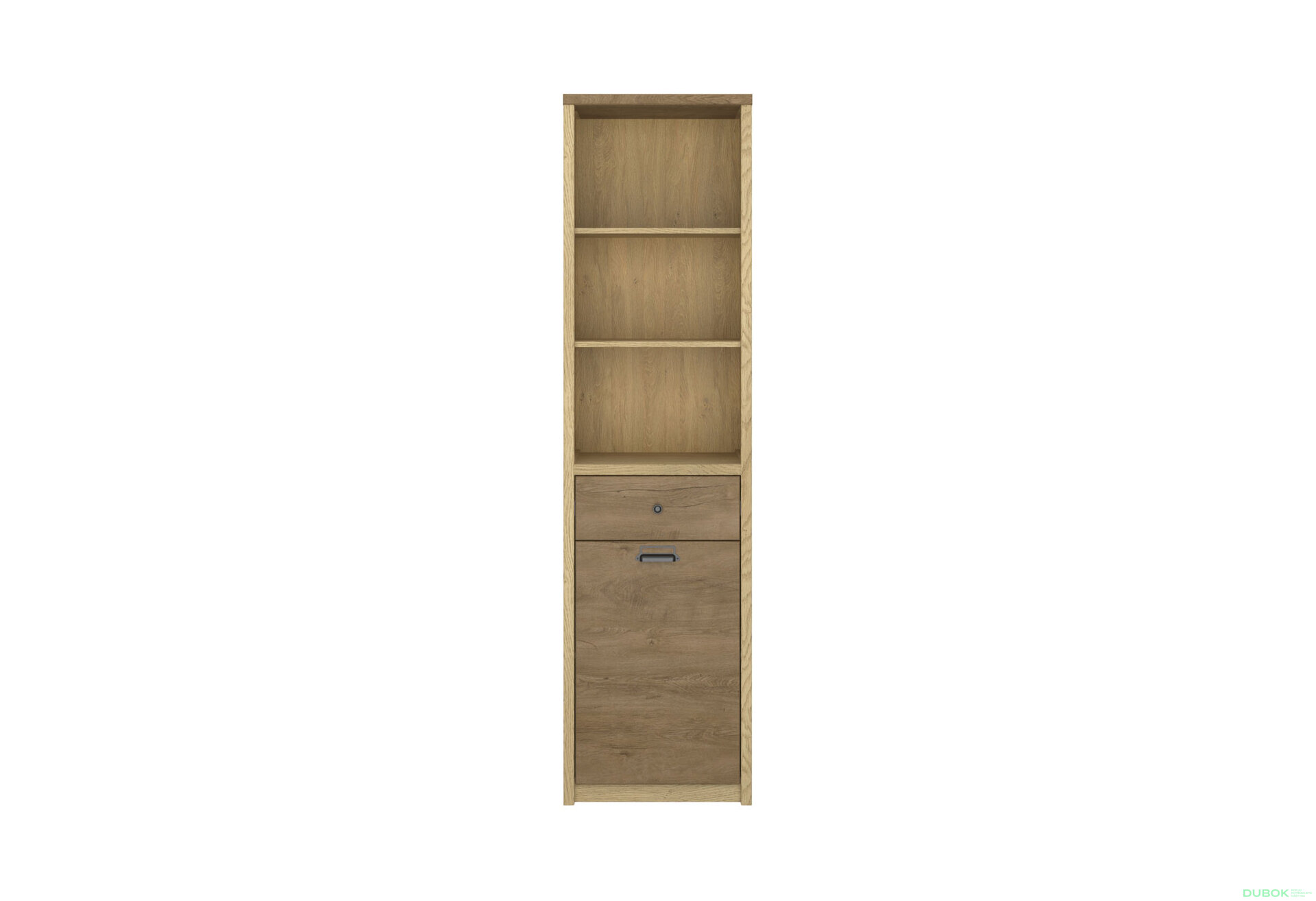 Fotografia 1 - Regál otvorený 1d1s dub cremona / dub lefkas Denzel