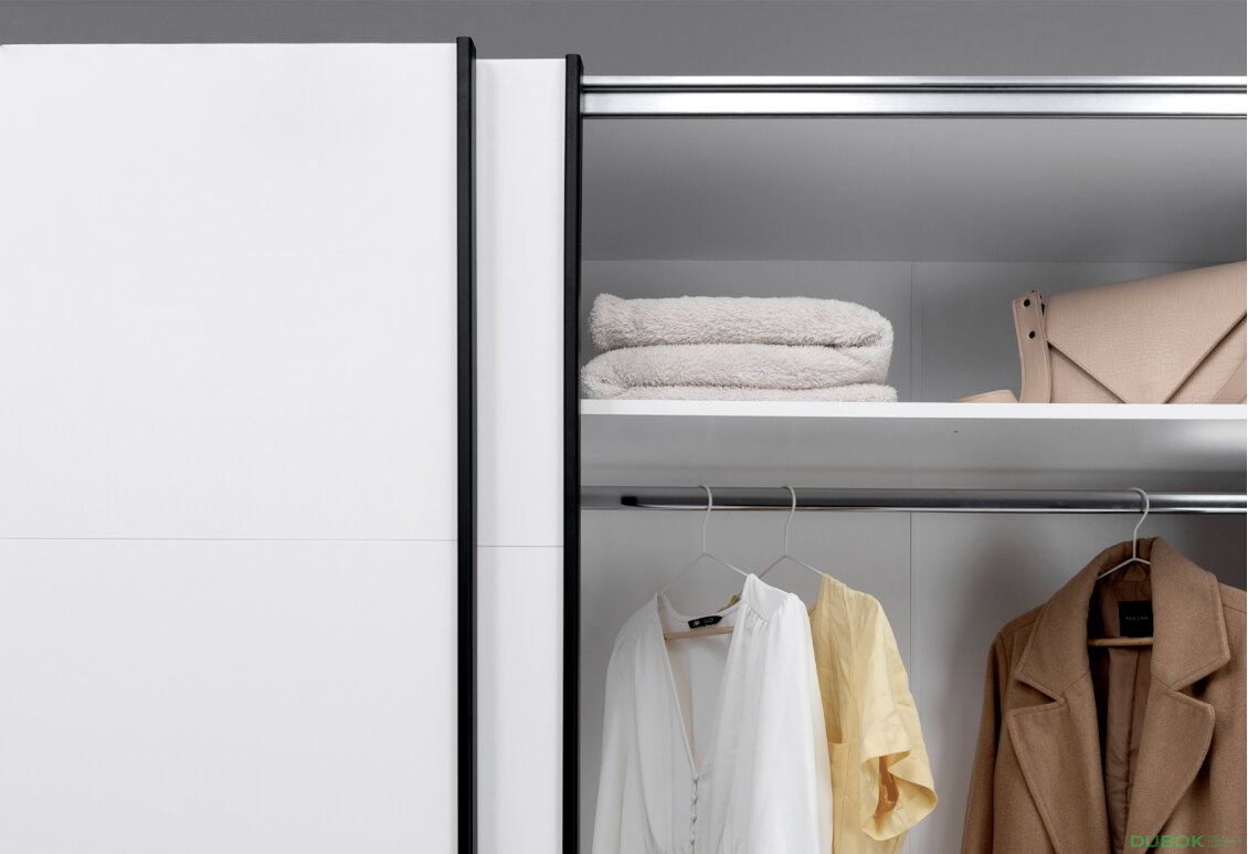 Fotografia 3 - Skriňa s posuvnými dverami 1.5х2.1m (Dvere biely lesk) Mila