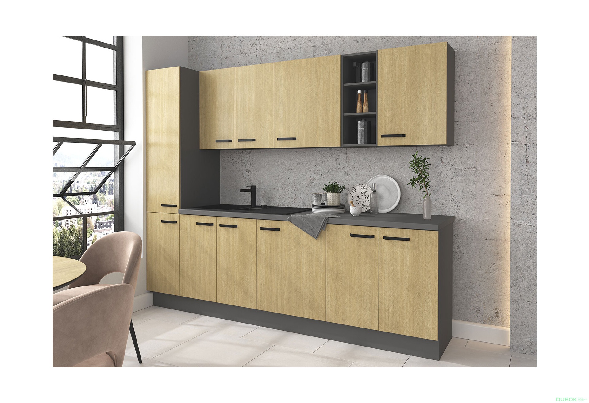 Fotografia 2 - Modulárna kuchyňa Scandi / antracit