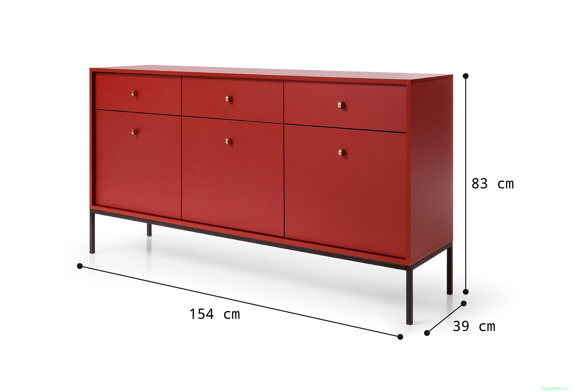 Fotografia 12 - Komoda MKSZ154 Mono bordo
