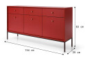 Fotografia 12 - Komoda MKSZ154 Mono bordo