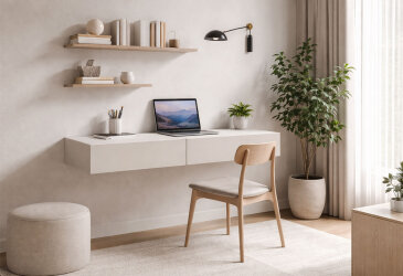 Fotografia Písací stôl 100 cm nymphaea alba / kašmír