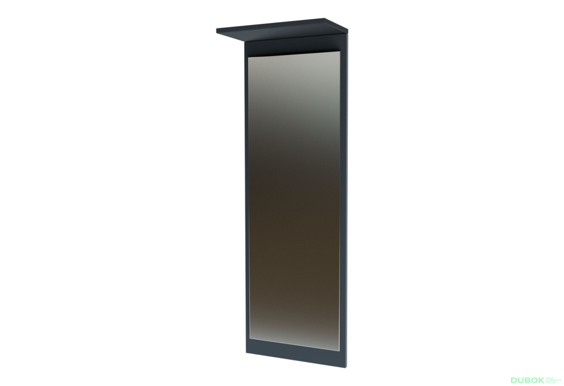 Zrkadlo Stephanie 40x115 cm Antracit - Fotografia 1 Fotografia 1 - Zrkadlo Stephanie 40x115 cm Antracit