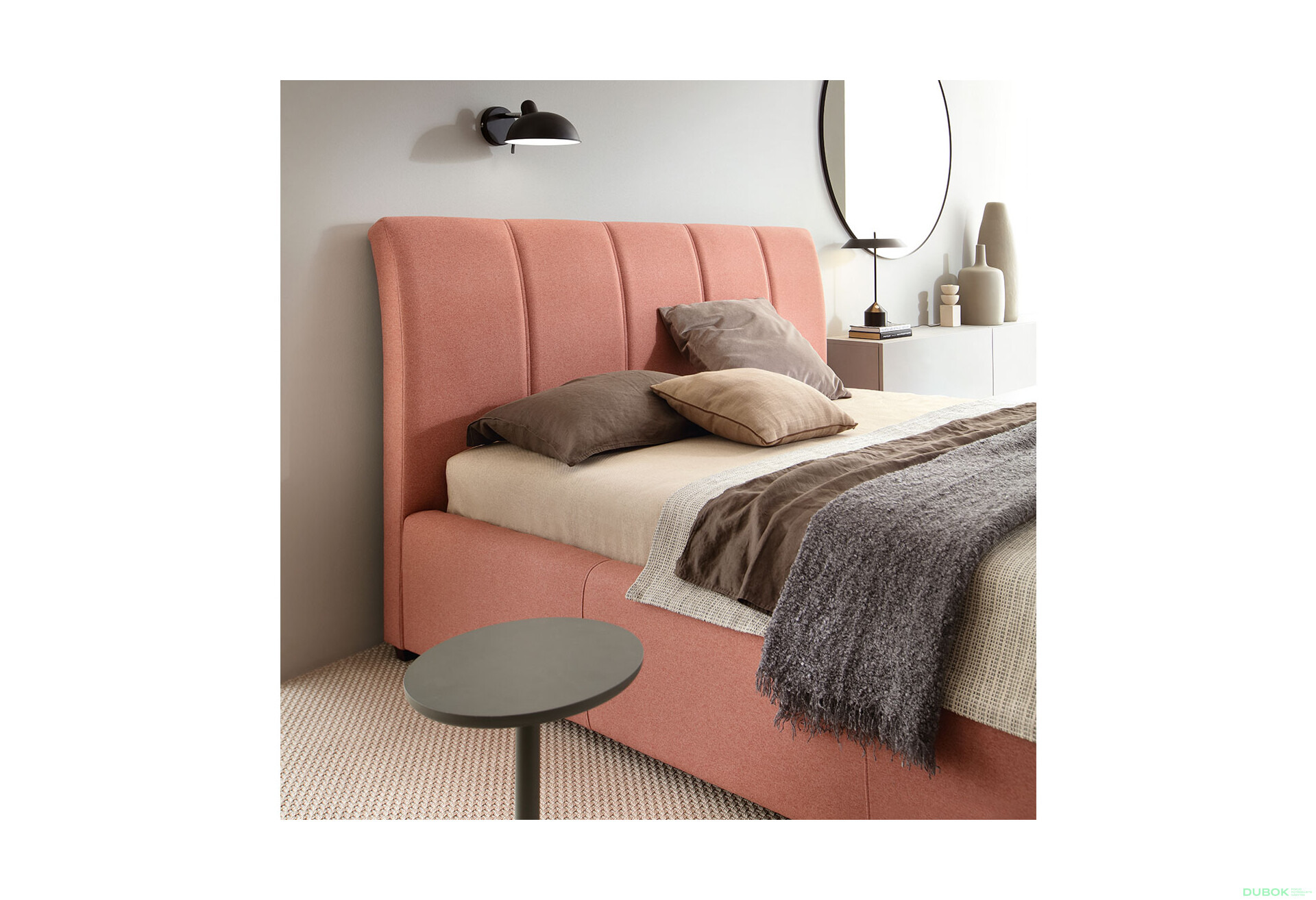 Posteľ Cliff 160x200 Cloud 63 Davis C4 Orech - Fotografia 5 Fotografia 5 - Posteľ Cliff 160x200 Cloud 63 Davis C4 Orech