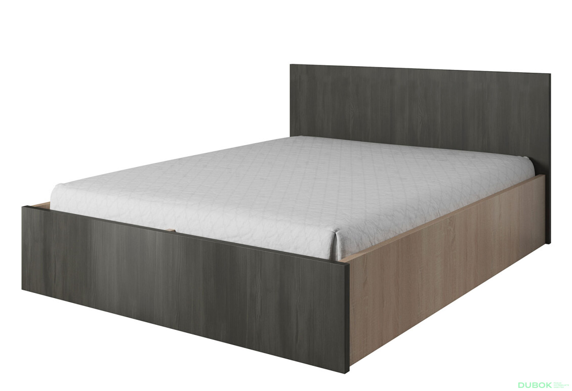 Posteľ 160x200 s roštom Wenecja dub sonoma / dub canterbury Idczak meble