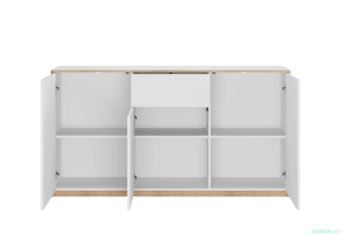 Fotografia 3 - Komoda 3d1s biela Complex