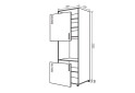 N20 Skriňa (horná f60x92-1ks, dolná f60x72-1ks) RioLine Luxe / RíóLajn Lux Matný - Fotografia 1 Fotografia 1 - N20 Skriňa (horná f60x92-1ks, dolná f60x72-1ks) RioLine Luxe / RíóLajn Lux Matný