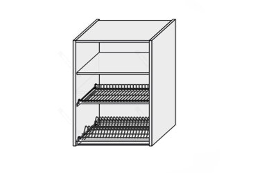 Korpus 60V 1 dvere Sušák Pro Blum+GTV 900 mm