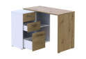 Písací stôl T8 biely / dub artisan 100x83x75 - Fotografia 5 Fotografia 5 - Písací stôl T8 biely / dub artisan 100x83x75