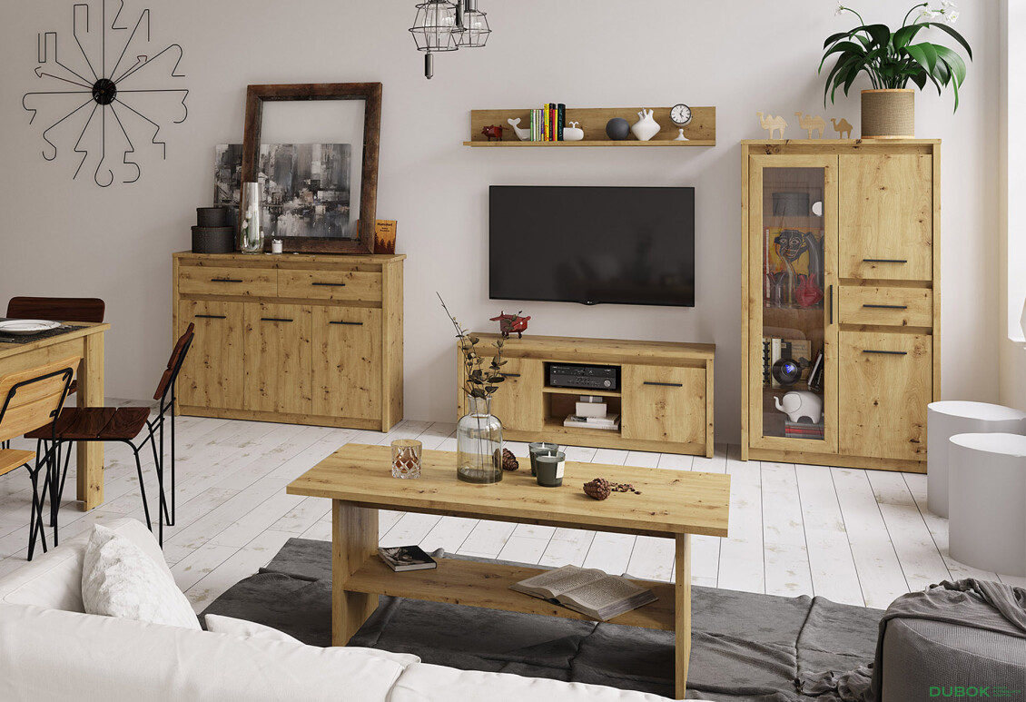 Obývacia zostava dub artisan Ayson