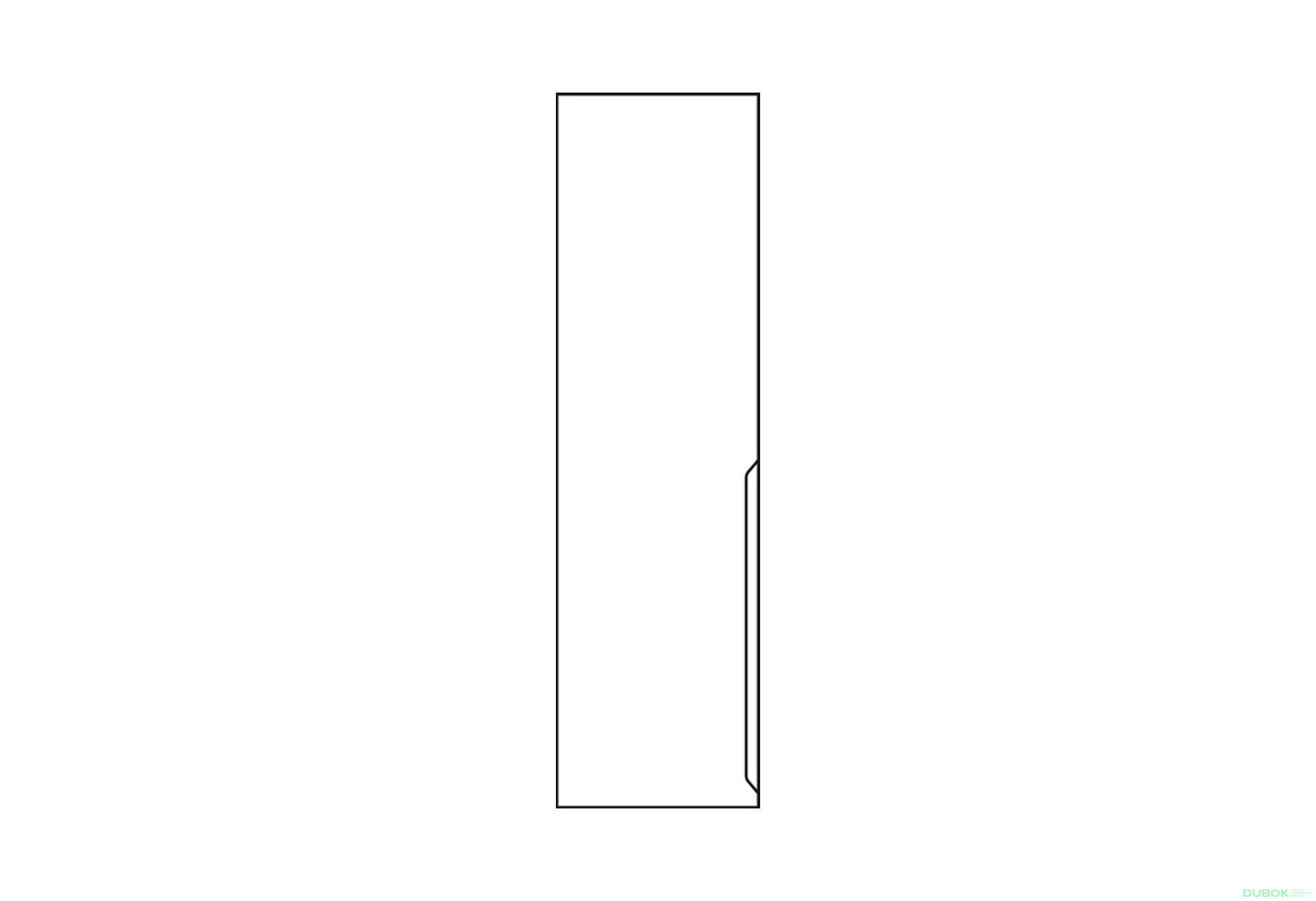 Fotografia 1 - Fasáda F-500x2015 biely L Módulná skriňa Neapol