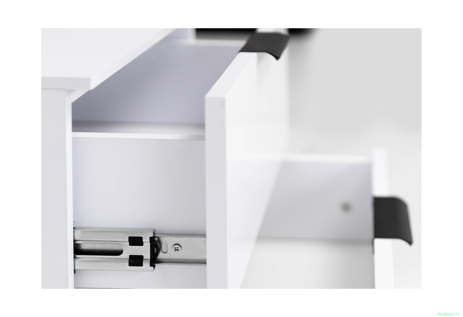 Fotografia 6 - Komoda 5š, biely lesk Mila