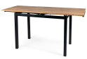 Fotografia 9 - Stôl GD-017 110(170)x74 dub artisan / matná čierna kov