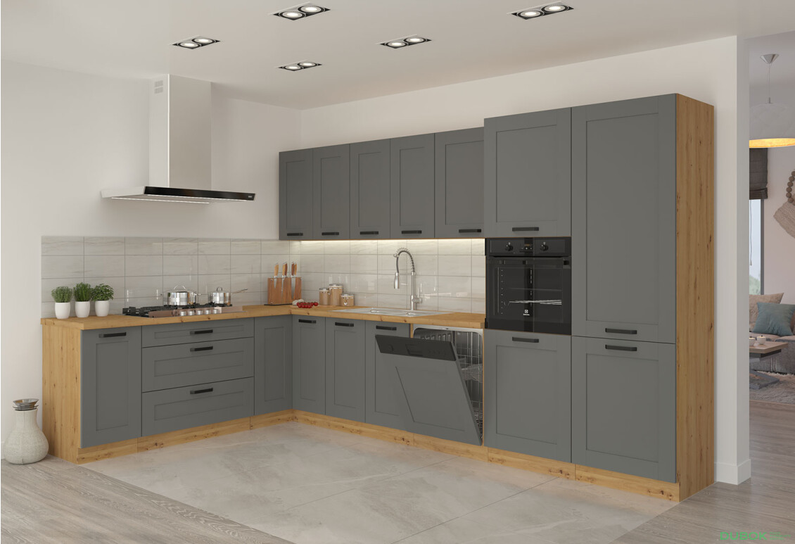 Modulárna kuchyňa Luna artisan / dust grey