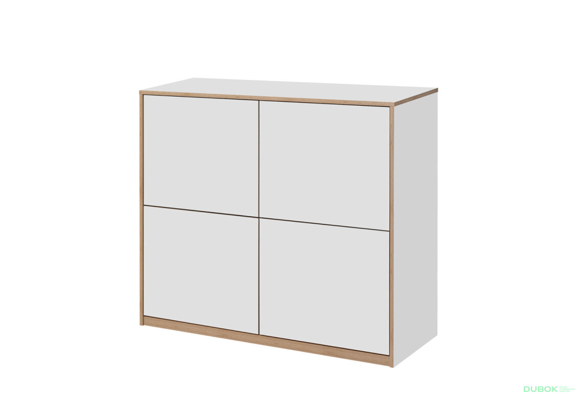 Komoda 4d biela Complex
