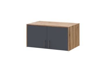 Nadstavec Rondi 2 drevotrieska 82x52x41 dub artisan / grafit