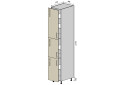 Fotografia 1 - N42 Skriňa 40x234 RioLine Luxe / RióLine Luxe Lesklý