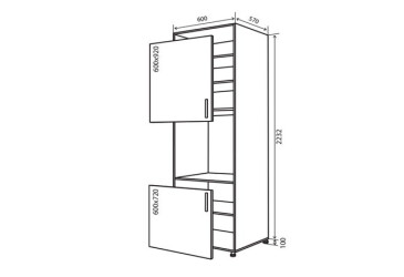N20 Skriňa (horná f60x92-1ks, dolná f60x72-1ks)