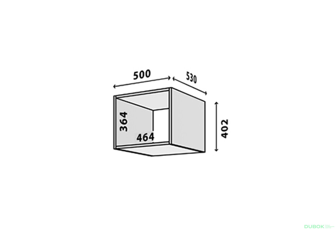 Fotografia 2 - Modul №11 A-500x402 DTD 18 mm antracit