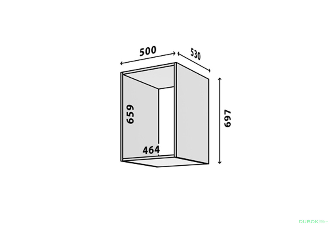 Fotografia 2 - Modul №12 A-500x695 DTD 18 mm antracit
