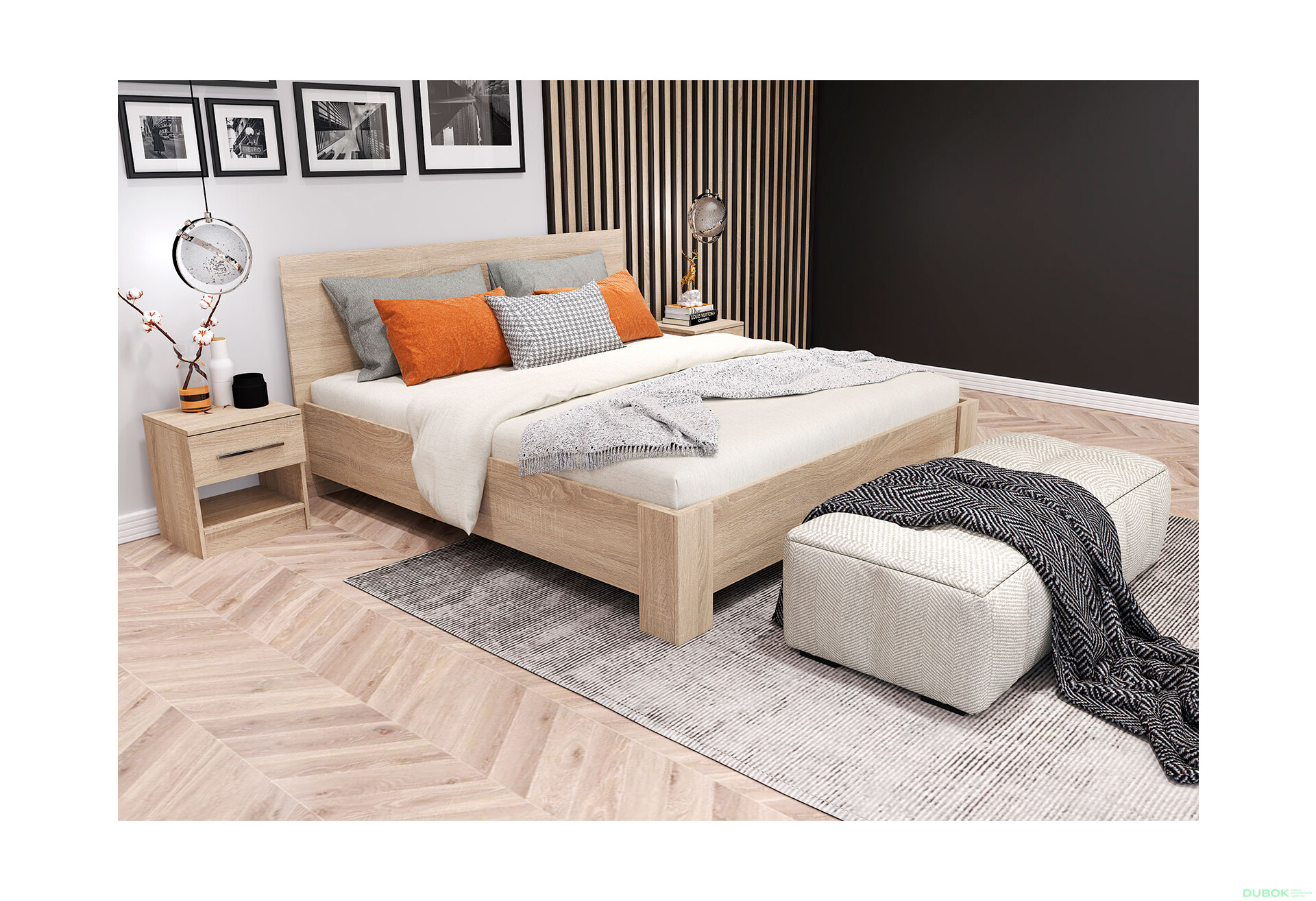 Fotografia 2 - Spálňa 2D II dub sonoma