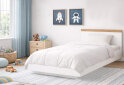Fotografia 2 - Posteľ 120x200 biely / dub wotan Vigo