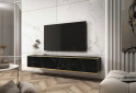 Fotografia 3 - TV stolík RTV 175 čierny mramor Oro