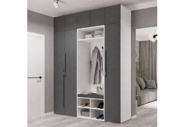 Predsieň 200 cm nymphaea alba / grafit Space