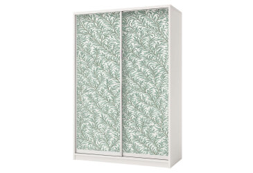 Skriňa Rim-Veneziano 2D 1.5 m biela s fasádami fototlač F2001