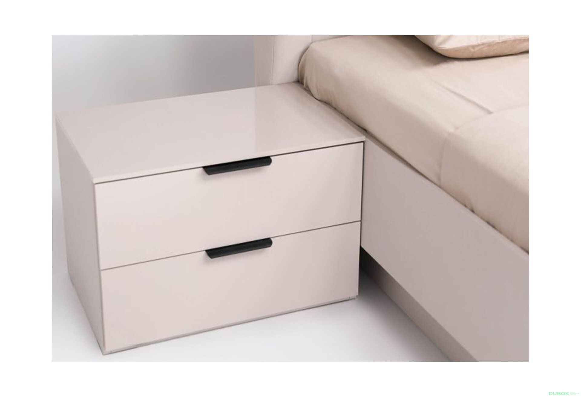 Fotografia 2 - Nočný stolík 2šx kašmírový lesk Lori