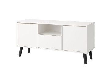 TV stolík 2D1S Borg biely (P)