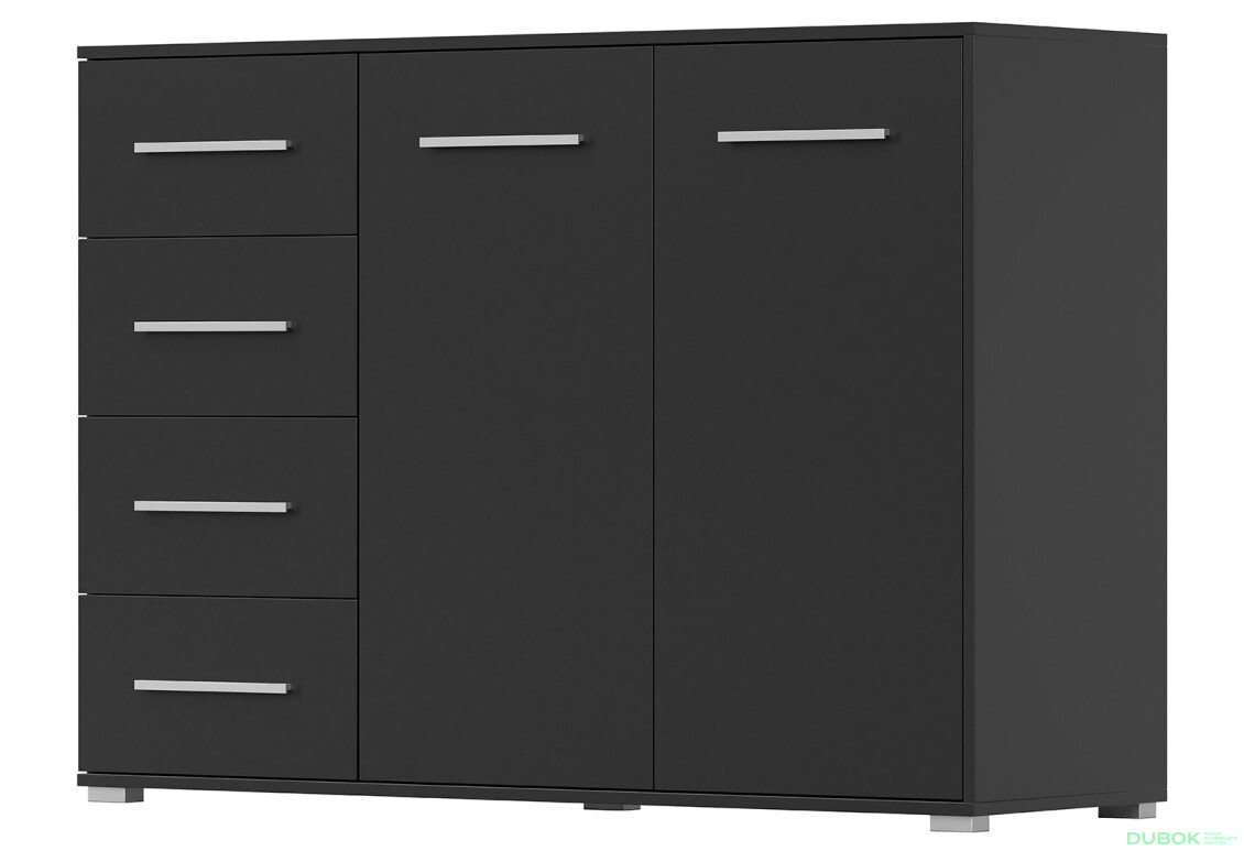 Komoda Frida 01 135 2D4S čierna