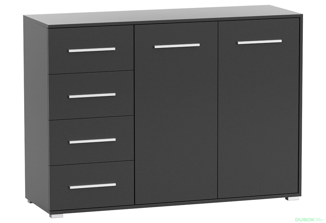 Fotografia 3 - Komoda Frida 01 135 2D4S čierna