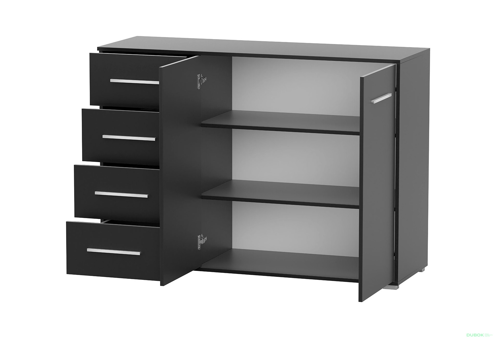 Fotografia 6 - Komoda Frida 01 135 2D4S čierna