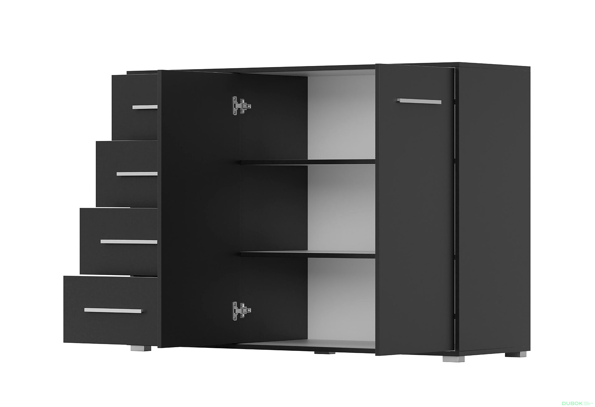 Fotografia 7 - Komoda Frida 01 135 2D4S čierna