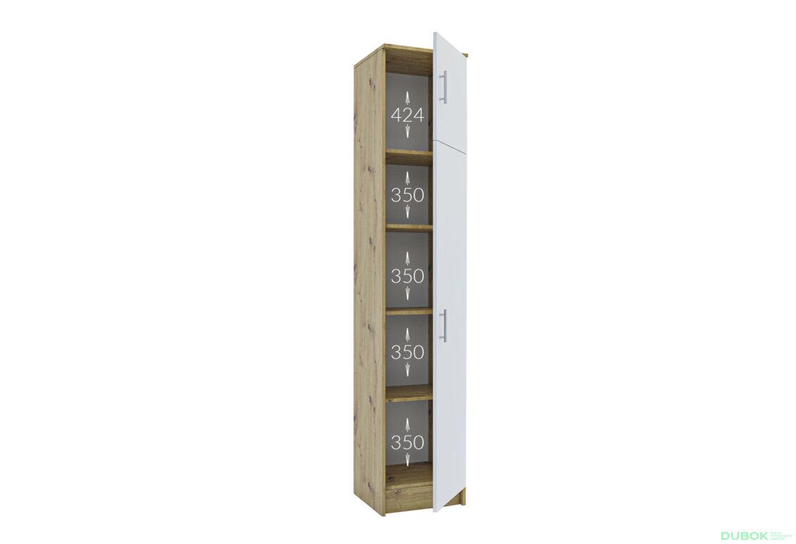 Fotografia 4 - Regál dub artisan / nymphaea albumu Séria do predsiene Stephanie