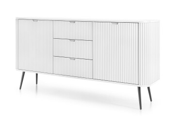 Komoda KSZ-168 biela, čierne nohy Zova