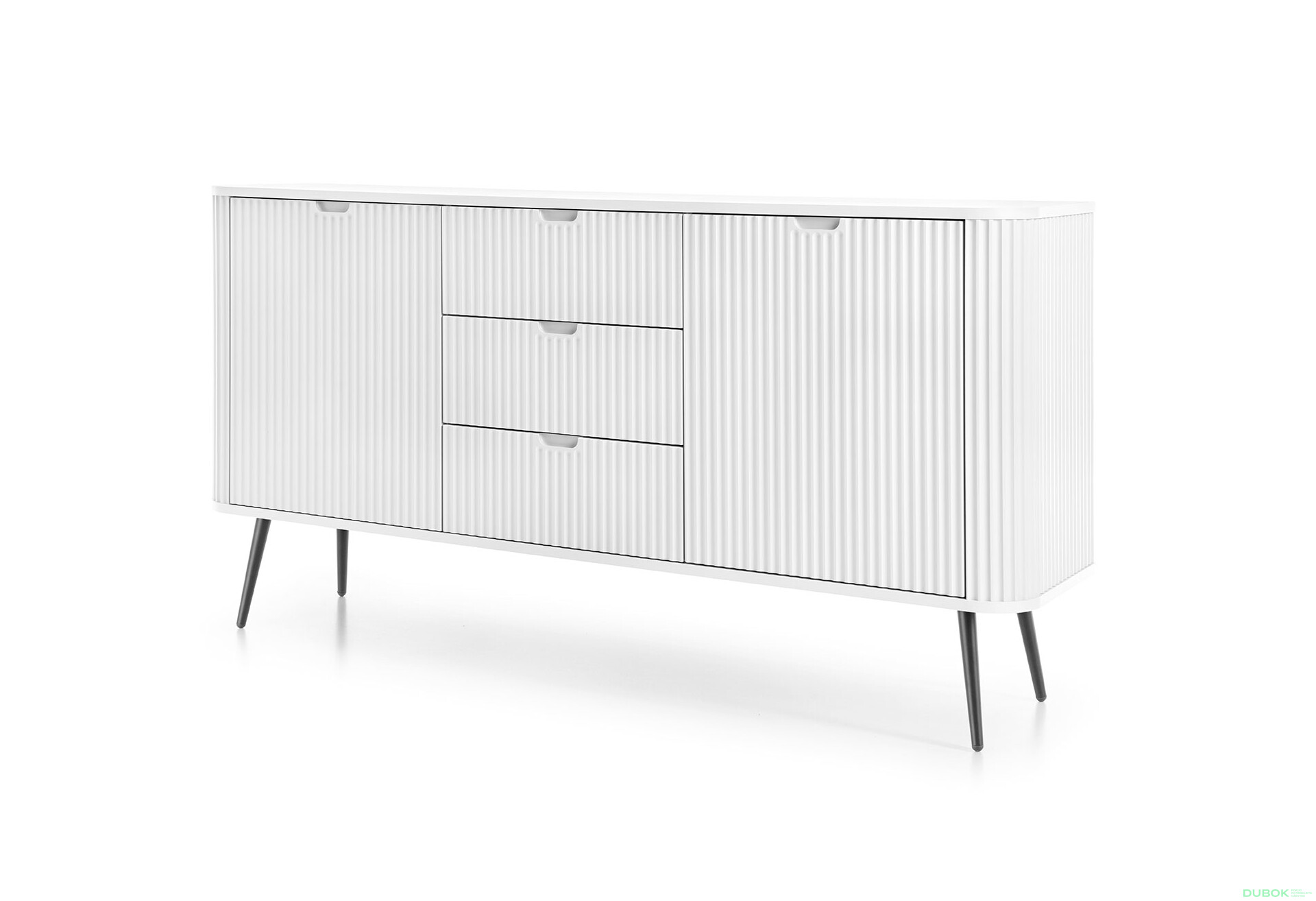 Komoda KSZ-168 biela, čierne nohy Zova - Fotografia 1 Fotografia 1 - Komoda KSZ-168 biela, čierne nohy Zova