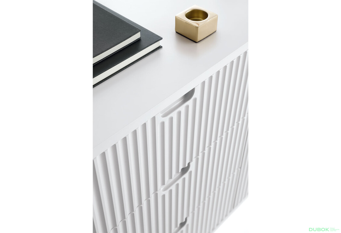 Komoda KSZ-168 biela, čierne nohy Zova - Fotografia 6 Fotografia 6 - Komoda KSZ-168 biela, čierne nohy Zova